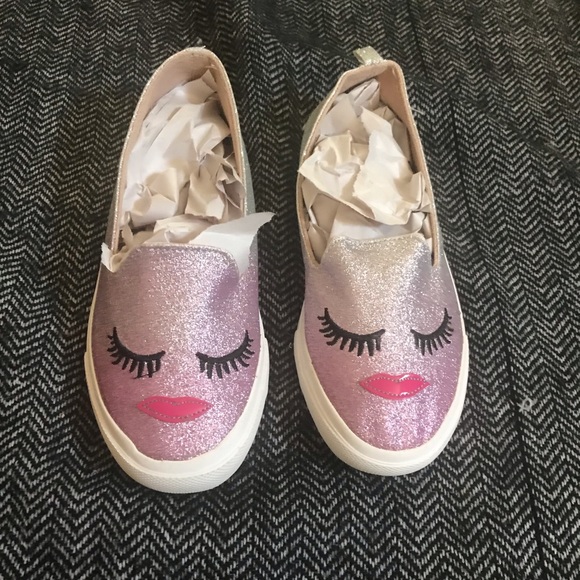 Other - NWOTSparkly shoes with face size 4big girls.